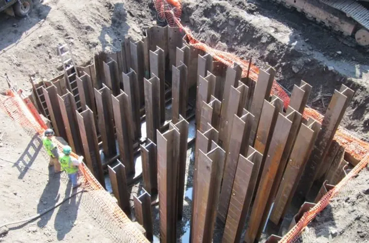 Pressed Steel Pilings